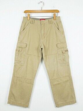 Vintage Unionbay Cargo Pants Utility Work Chore Travel Cotton 38x30 Set 2 Pair